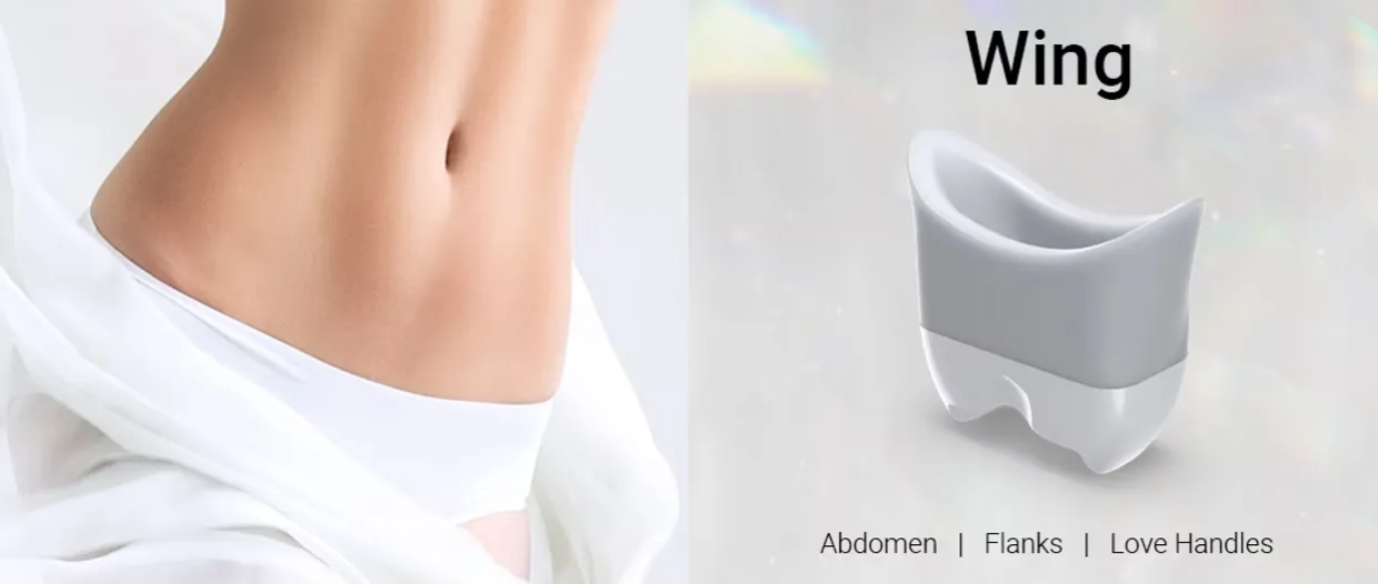 Clatuu Alpha — manipolo Wing Plus (bra line, fianchi, love handles, sotto i glutei)