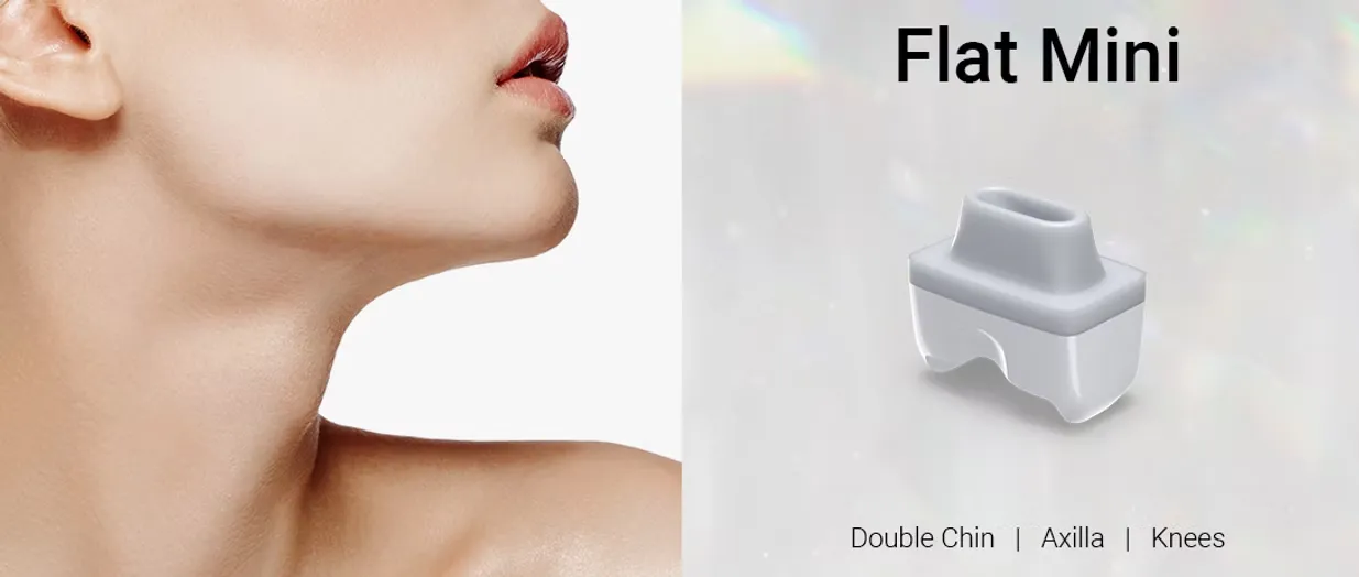 Clatuu Alpha — manipolo Flat Mini (doppio mento, ascelle, ginocchia)
